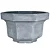 Vaso Para Planta de Polietileno Siena Decoração Externa 48cm - Imagem 8
