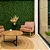 Placa Samambaia Artificial 60x40 Jardim Vertical Para Parede - Imagem 2