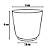 Vaso Para Planta Cachepot Decorativo de Mesa 10x8cm - Imagem 13