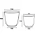 Kit 2 Vasos Para Planta Cachepot Decorativo de Mesa - Imagem 17