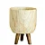 Vaso Linha Genebra Cachepot Decorativo com Tripé de Madeira - Imagem 19