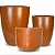 Kit 3 Vasos Polietileno Para Plantas Decorativo Cone Bacia - Imagem 10
