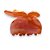 Piranha borboleta | Piranha de acetato com formato de borboleta laranja - Imagem 12