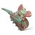 Piranha borboleta | Piranha de acetato com formato de borboleta azul, rosa e dourado - Imagem 1