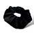 Scrunchie preto de veludo - Imagem 2