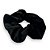 Scrunchie preto de veludo - Imagem 3