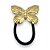 Elástico Borboleta | Elástico de cabelo de metal com borboleta dourada - Imagem 3