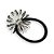 Elástico Margarida | Elástico de cabelo de metal de flor prateada - Imagem 9