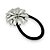 Elástico Margarida | Elástico de cabelo de metal de flor prateada - Imagem 12