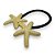 Elástico Estrela do mar | Elástico de cabelo de metal dourado - Imagem 2