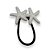 Elástico Estrela do mar | Elástico de cabelo de metal prateado - Imagem 1