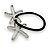 Elástico Estrela do mar | Elástico de cabelo de metal prateado - Imagem 9