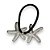 Elástico Estrela do mar | Elástico de cabelo de metal prateado - Imagem 10