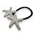 Elástico Estrela do mar | Elástico de cabelo de metal prateado - Imagem 3