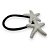 Elástico Estrela do mar | Elástico de cabelo de metal prateado - Imagem 11