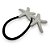 Elástico Estrela do mar | Elástico de cabelo de metal prateado - Imagem 12