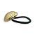 Elástico Emma | Elástico de cabelo de metal redondo texturizado dourado - Imagem 4