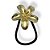 Elástico de Metal Flor | Prendedor de cabelo Dourado - Imagem 10