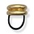 Elástico de Metal Barrette | Prendedor de cabelo dourado - Imagem 1