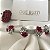 Tiara Elisabetta | Tiara prata fina de cetim com flores e cristais - Imagem 9
