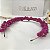 Tiara Fiorella | Tiara com pérolas e cristais pink e douradas | Linha clássica conforto - Imagem 17