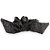 Scrunchie com Laço Lurex Preto com Prata - Imagem 8