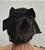 Scrunchie estilo Lenço Preto de Cetim - Imagem 2