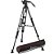 Manfrotto 612 Nitrotech | Cabeça de Vídeo Fluida e Tripé de Alumínio de Pernas Duplas com Spreader Médio - Imagem 1