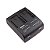 SWIT S-3602D Carregador Duplo e Fonte AC para Baterias Canon LP-E6 - Imagem 1