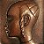 Pequena placa de parede em bronze " Yemenite Boy" - Imagem 2