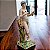 Estatueta em porcelana italiana  esmaltada manufatura  GINORI A DOCCIA "Mercúrio ". - Imagem 4