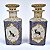 Antigo par de perfumeiro em porcelana francesa esmaltada - Imagem 3