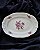 Travessa oval em porcelana polonesa KPM floral. - Imagem 1