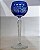 Taça de vinho em cristal azul - Imagem 1