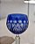 Taça de vinho em cristal azul - Imagem 2