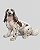 Escultura em porcelana italiana ´´Cão``. - Imagem 1