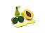 Brinquedo de Madeira Comidinha - Kit FRUTAS DE CORTE MAMÃO, PÊRA E KIWI - Imagem 2