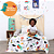 Roupa de Cama Infantil LENÇOL DE COBRIR - O CAVALEIRO E O DRAGÃO - SOLTEIRO - Imagem 1