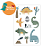 Tatuagem Temporária Infantil - BABY DINOS ROAR - Imagem 1