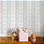 PAPEL de Parede Infantil - LISTRAS ONDINHAS COM FLORES E BORBOLETAS - Imagem 2