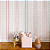 PAPEL de Parede Infantil - LISTRAS ONDINHAS COM FOLHINHAS ROSA - Imagem 2