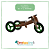 Bicicleta de Equilíbrio EM MADEIRA - Evolutiva 3 Estágios - VERDE - Imagem 4