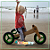 Bicicleta de Equilíbrio EM MADEIRA - Evolutiva 3 Estágios - VERDE - Imagem 3