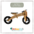 Bicicleta de Equilíbrio EM MADEIRA - Evolutiva 3 Estágios - PRETA - Imagem 4
