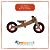 Bicicleta de Equilíbrio EM MADEIRA - Evolutiva 2 Estágios - VERMELHA - Imagem 2
