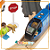 Brinquedo de Madeira - CONJUNTO PISTA DE TREM GRANDE - TOOKY TOY - Imagem 2