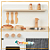 Brinquedo de Madeira - COZINHA INFANTIL BRANCA COM UTENSÍLIOS - TOOKY TOY - Imagem 2