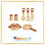 Brinquedo de Madeira - COZINHA INFANTIL BRANCA COM UTENSÍLIOS - TOOKY TOY - Imagem 3