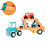 Brinquedo de Madeira - CAMINHÃO CEGONHA - TOOKY TOY - Imagem 1