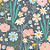 PAPEL de Parede Infantil "Coleção Sheepy" MAXI FLORES - CHUMBO - Imagem 4